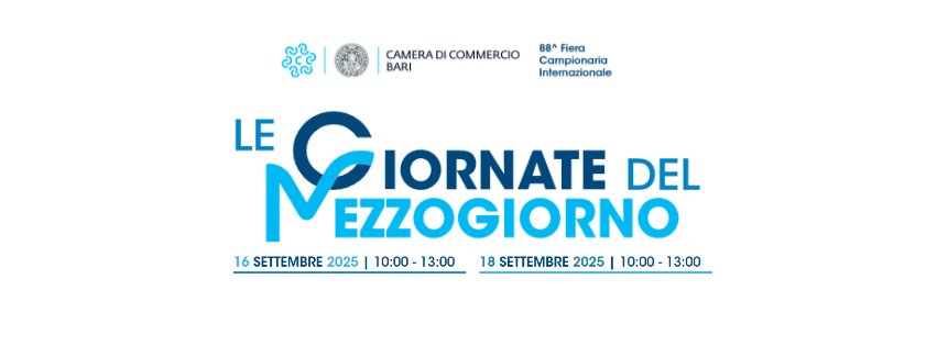 Alla Fiera del Levante 2025 tornano “Le Giornate del Mezzogiorno”.